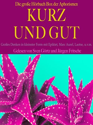 cover image of Kurz und gut